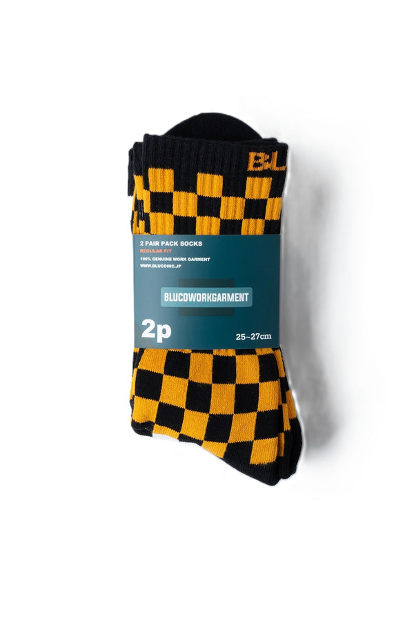 BLUCO - 2-PACK SOX - CHECKER