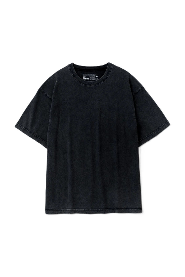 BLUCO - PIGMENT OVER T-SHIRTS - BLACK