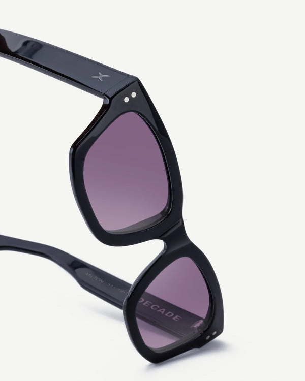 DECADE - MILTON 60s - GLOSS BLACK / PURPLE