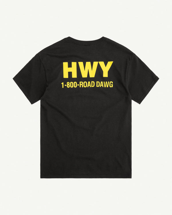 HWY - ROAD DAWG TEE - BLACK