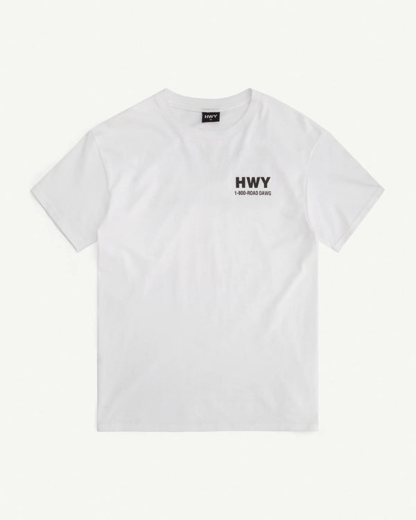 HWY - ROAD DAWG TEE - WHITE
