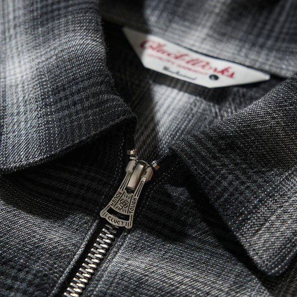 CLUCT - PUEBLO [L/S ZIP SHIRT]  - 05183 - BLACK