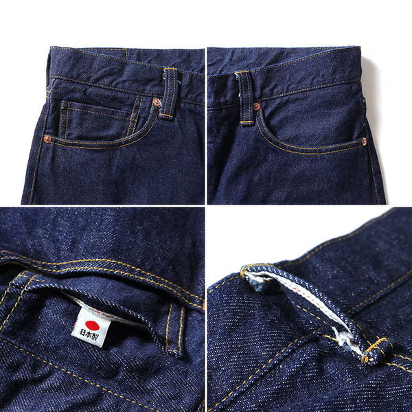 HOUSTON - WWⅡSELVEDGE DENIM PANTS - INDIGO ONE WASH