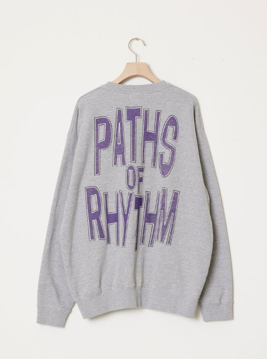 ILL ONE EIGHTY - PATHS OF RHYTHM CREW SWEATSHIRT - H GRAY
