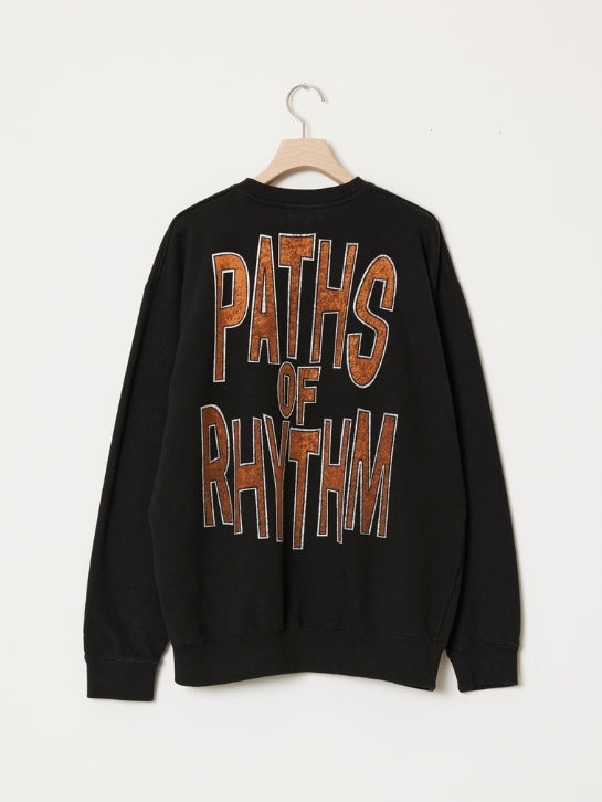 ILL ONE EIGHTY - PATHS OF RHYTHM CREW SWEATSHIRT - BLACK