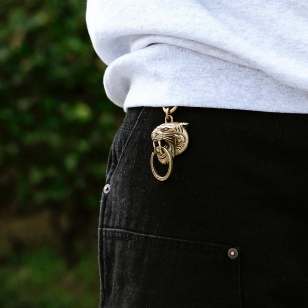 CLUCT - TIGER [KEY RING] - 05301 - ANTIQUE