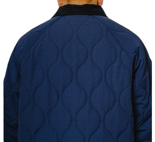 BIGMIKE - QUILTING COACH JACKET - NAVY
