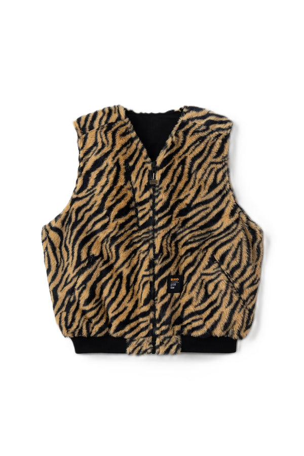 BLUCO - REVERSIBLE FAR VEST - TIGER-BLACK