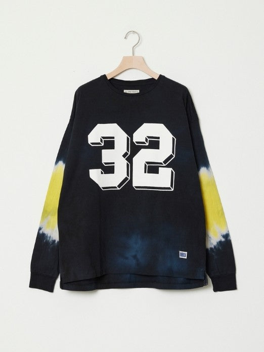 ILL ONE EIGHTY - "32" TIE DYE LS TEE - BLACK