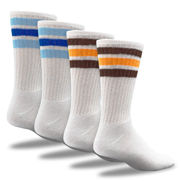 RAILROAD SOCK - AMERICANA STRIPED CREW SOCKS - #2