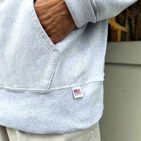 HOUSTON - U.S. COTTON R/V HOODIE - GREY