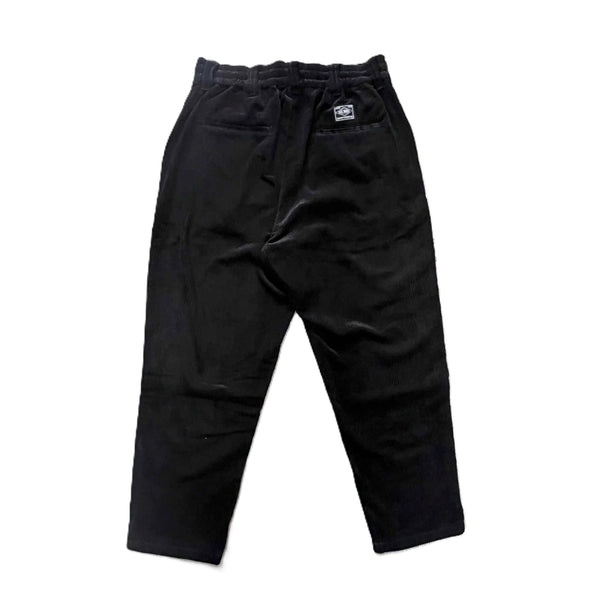 BIGMIKE - CORDUROY WASHED EASY PANTS - BLACK
