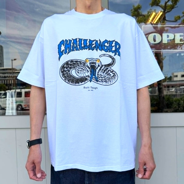 CHALLENGER - PIGMENT SNAKE TEE - WHITE