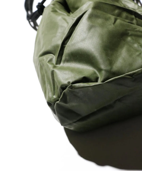 THRIFTY LOOK - RUBBER EFFECT BAG - S- OLIVE