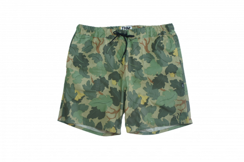 THE HARD MAN - LEAF CAMO SHORTS