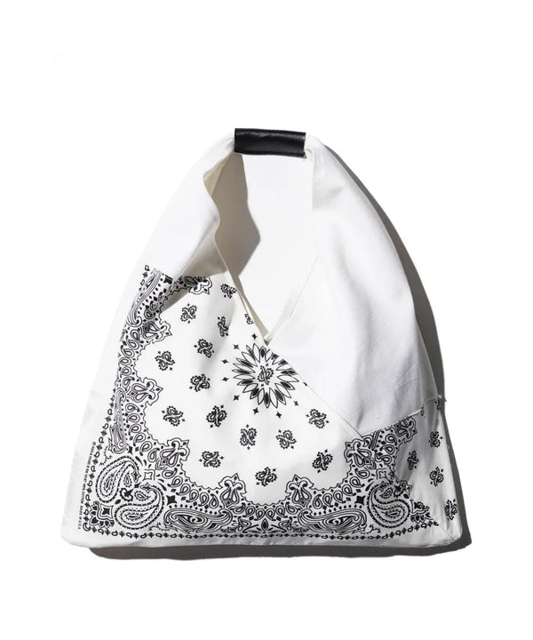 THRIFTY LOOK - HAV-A-HANK TRIANGLE LARGE TOTE - WHITE