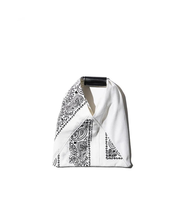 THRIFTY LOOK - HAV-A-HANK TRIANGLE SMALL TOTE - WHITE