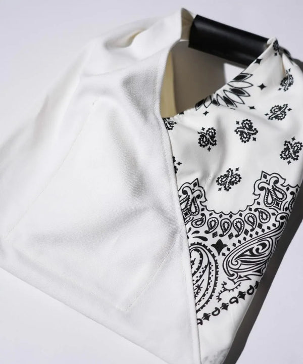 THRIFTY LOOK - HAV-A-HANK TRIANGLE SMALL TOTE - WHITE