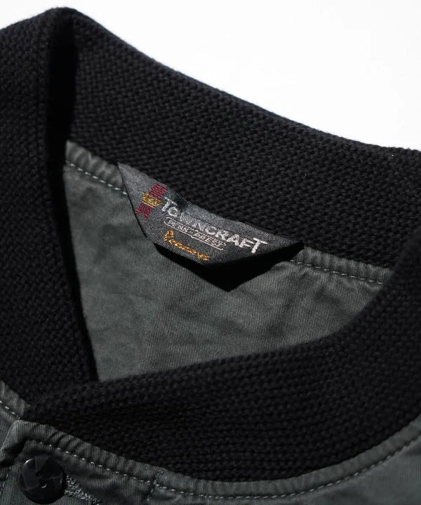 TOWNCRAFT - PIGMENT DYE DERBY JACKET - GRAY