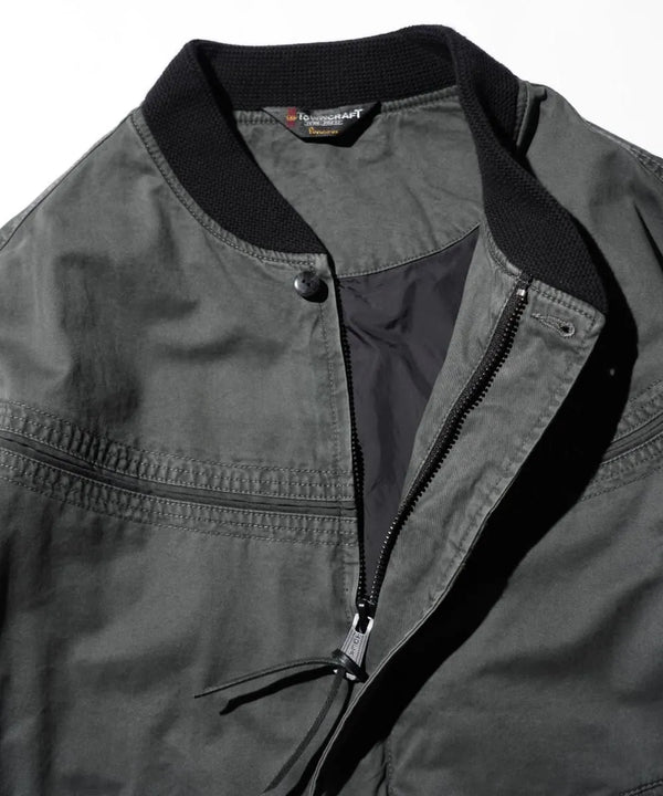 TOWNCRAFT - PIGMENT DYE DERBY JACKET - GRAY