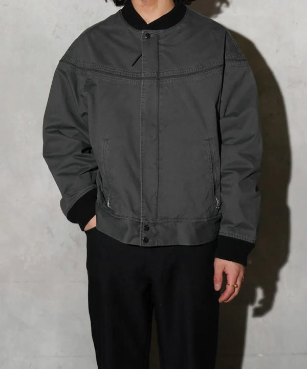 TOWNCRAFT - PIGMENT DYE DERBY JACKET - GRAY
