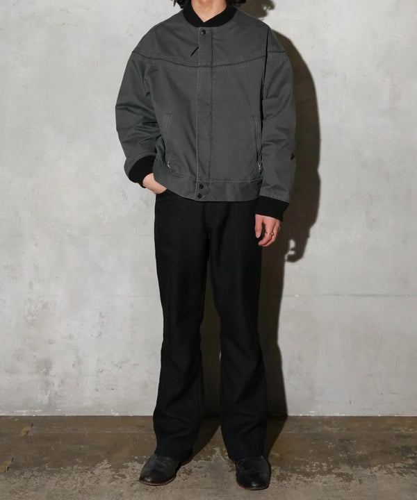 TOWNCRAFT - PIGMENT DYE DERBY JACKET - GRAY