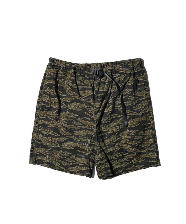 THRIFTY LOOK - PRINTED 90S CLIMBING SHORTS - TIGER CAMO