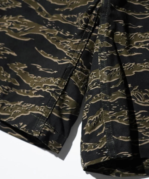 THRIFTY LOOK - PRINTED 90S CLIMBING SHORTS - TIGER CAMO