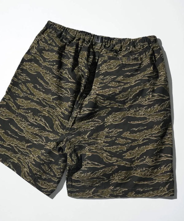 THRIFTY LOOK - PRINTED 90S CLIMBING SHORTS - TIGER CAMO