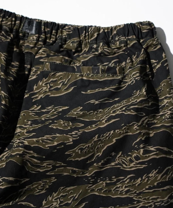 THRIFTY LOOK - PRINTED 90S CLIMBING SHORTS - TIGER CAMO