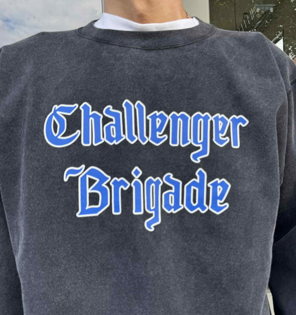 CHALLENGER - CLASSIC LOGO C/N SWEAT - BLACK