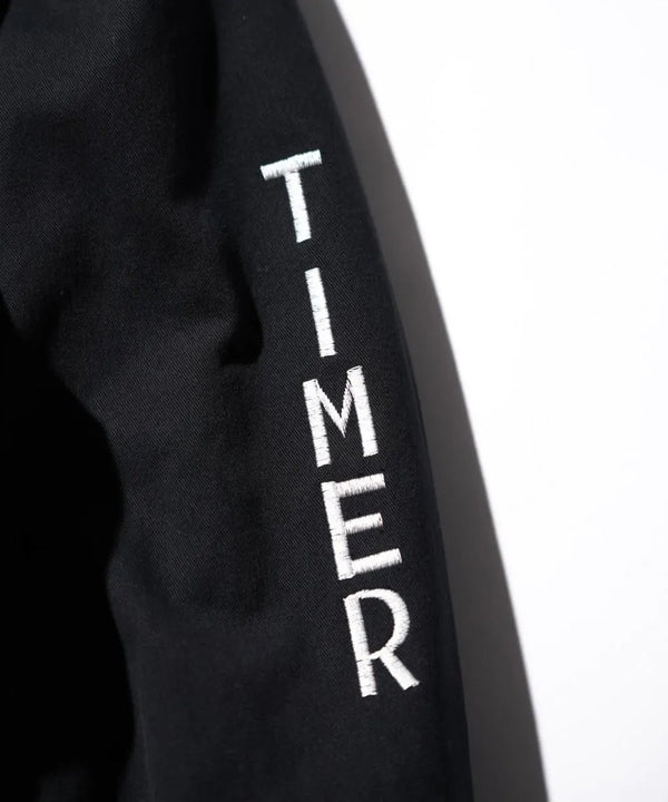 THRIFTY LOOK - GERMANY SOUVENIR PADDED JACKET - BLACK CANVAS