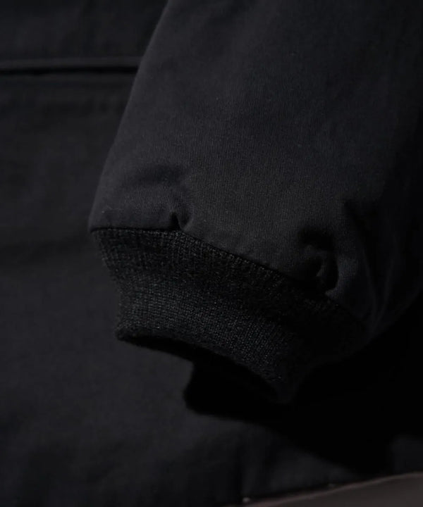 THRIFTY LOOK - GERMANY SOUVENIR PADDED JACKET - BLACK CANVAS