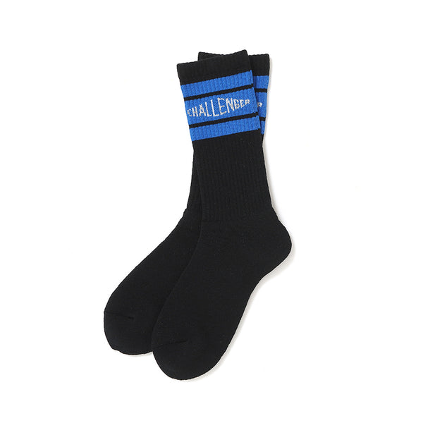 CHALLENGER - LINE SOCKS - BLACK