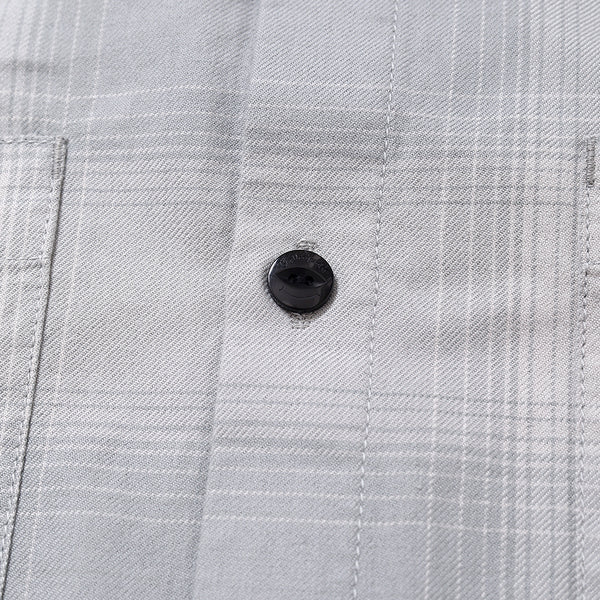 CHALLENGER - L/S SHADOW CHECK SHIRT - GRAY