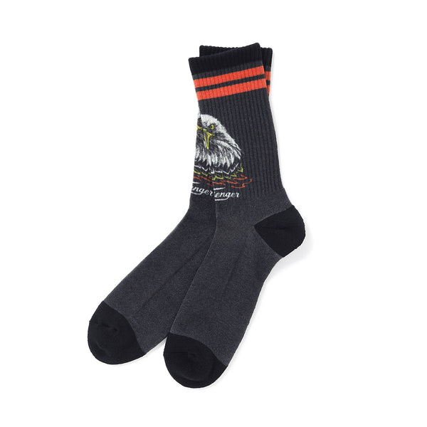 CHALLENGER - EAGLE SOCKS - BLACK