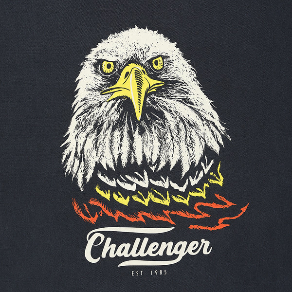 CHALLENGER - EAGLE TEE - PEPPER BLACK