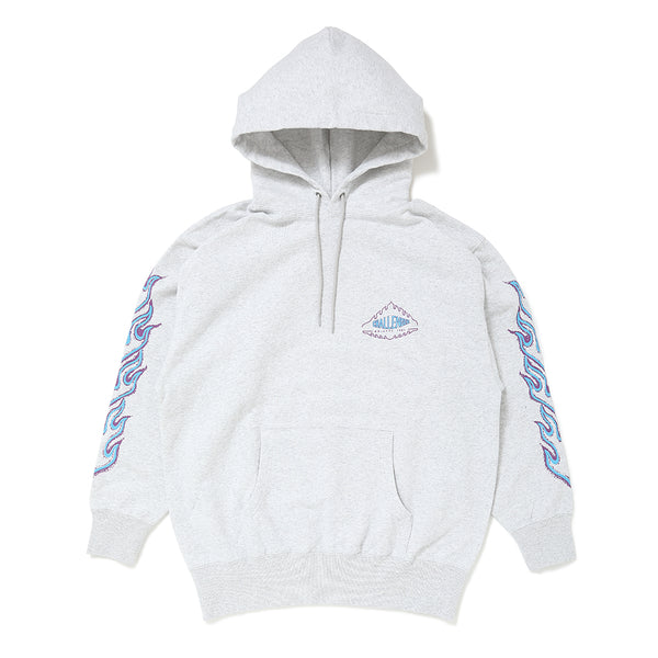 CHALLENGER - FLAME HOODIE - GRAY