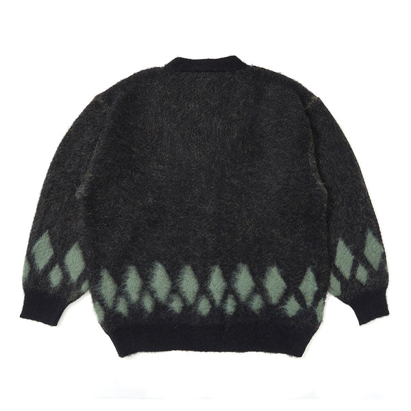 CHALLENGER - NATIVE EAGLE CARDIGAN - BLACK