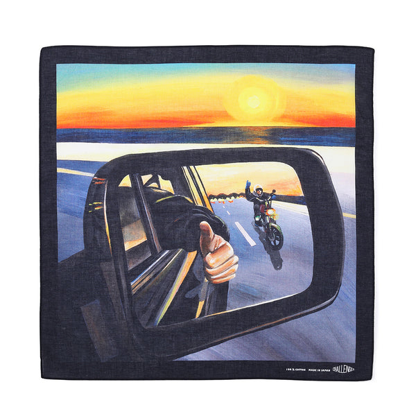 CHALLENGER - SUNSET DRIVE  BANDANA - BLACK