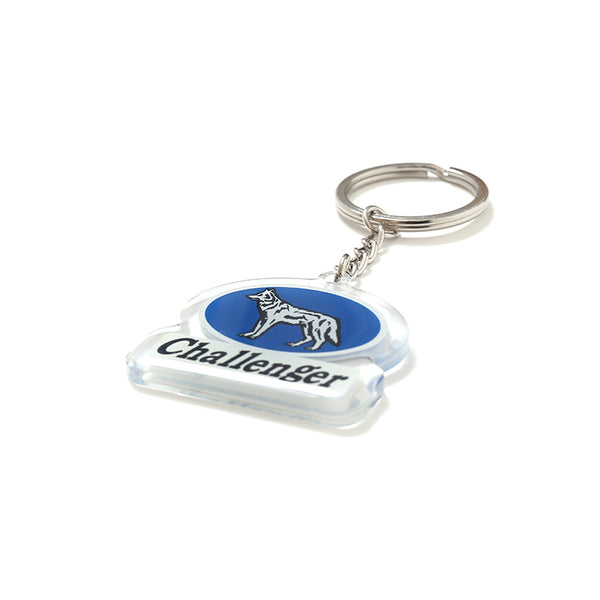 CHALLENGER - WOLF KEY RING - CLEAR