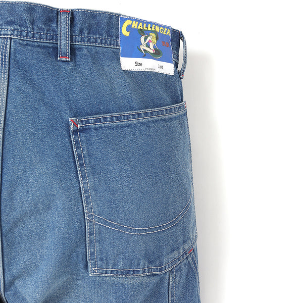 CHALLENGER - CLASSIC PAINTER PANTS - WASHED INDIGO
