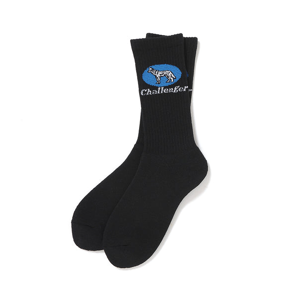 CHALLENGER - WOLF SOCKS - BLACK