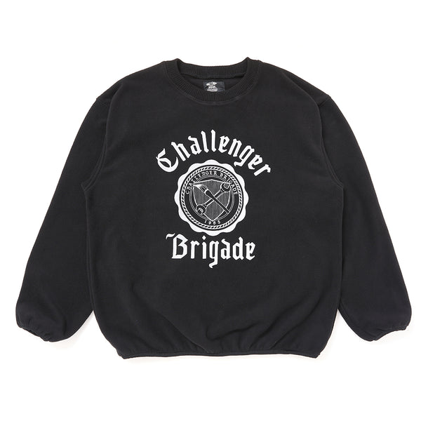 CHALLENGER - COLLEGE C/N FLEECE - BLACK