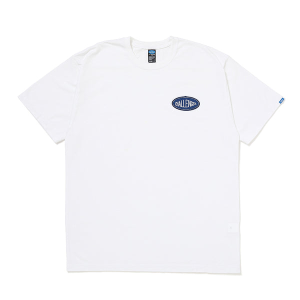 CHALLENGER - LOGO PATCH TEE - WHITE