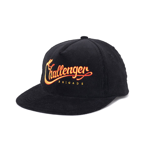 CHALLENGER - SNAKING LOGO CAP - BLACK