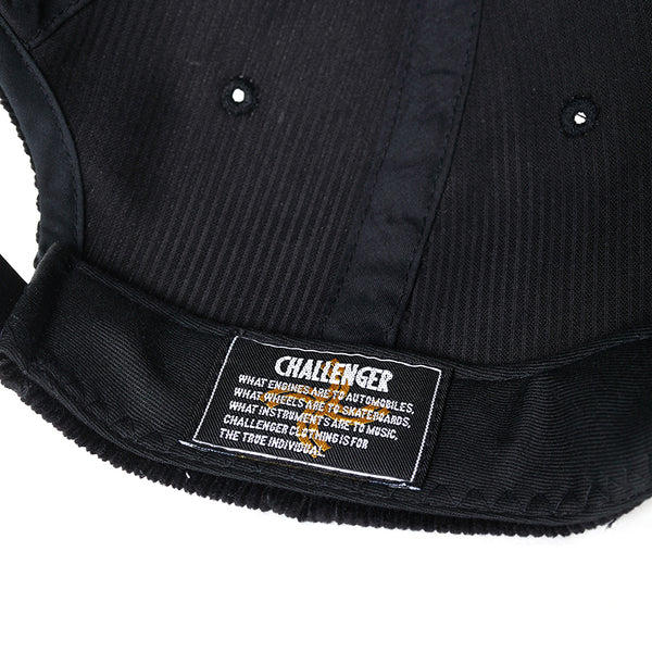CHALLENGER - SNAKING LOGO CAP - BLACK