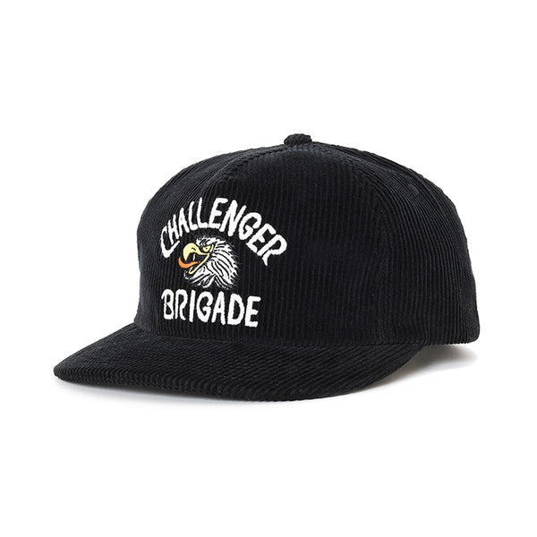 CHALLENGER - CORDUROY EAGLE CAP - BLACK