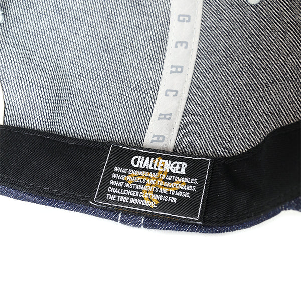 CHALLENGER - DENIM C PATCH CAP - INDIGO