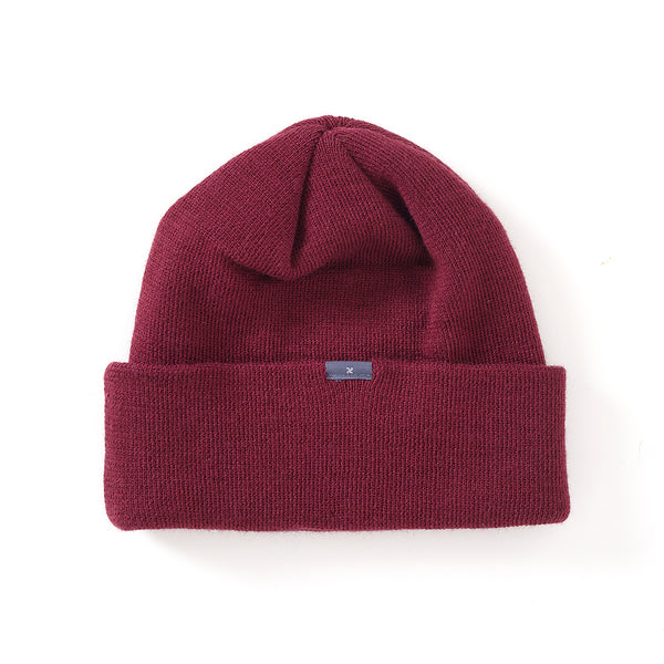 CHALLENGER - CRASH LOGO KNIT CAP - BURGUNDY